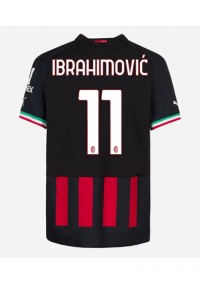 AC Milan Zlatan Ibrahimovic #11 Fotballdrakt Hjemme Klær 2022-23 Korte ermer